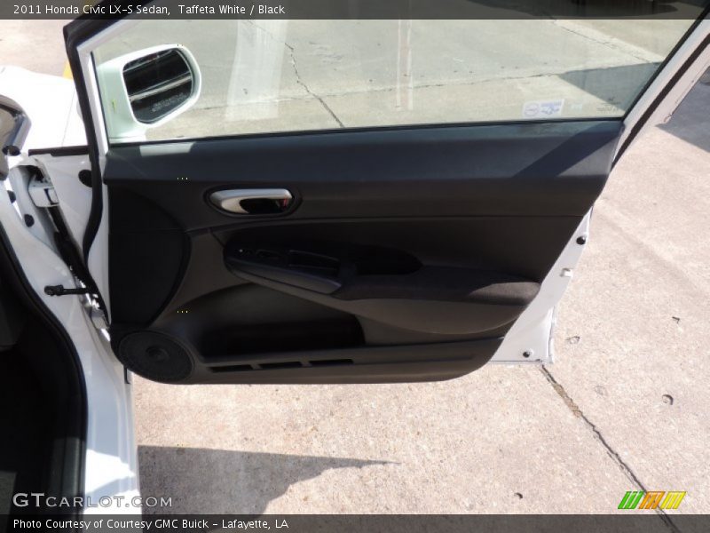 Taffeta White / Black 2011 Honda Civic LX-S Sedan