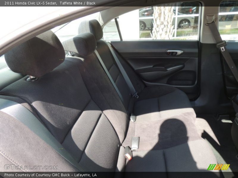 Taffeta White / Black 2011 Honda Civic LX-S Sedan