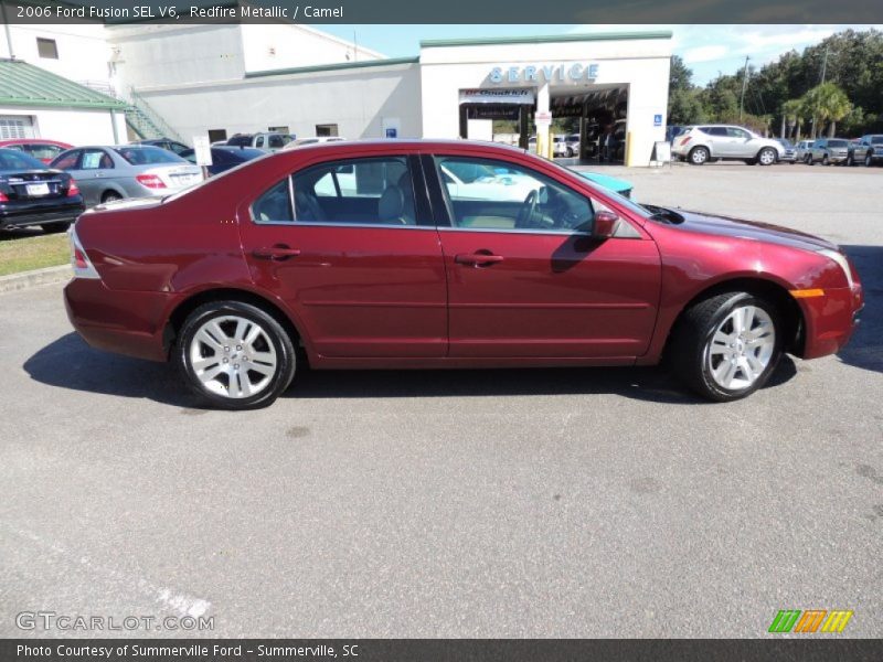 Redfire Metallic / Camel 2006 Ford Fusion SEL V6
