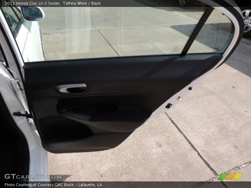Taffeta White / Black 2011 Honda Civic LX-S Sedan