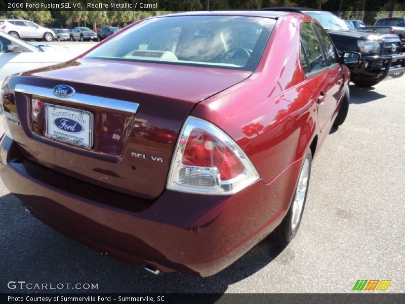 Redfire Metallic / Camel 2006 Ford Fusion SEL V6