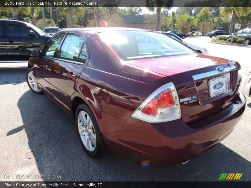 Redfire Metallic / Camel 2006 Ford Fusion SEL V6