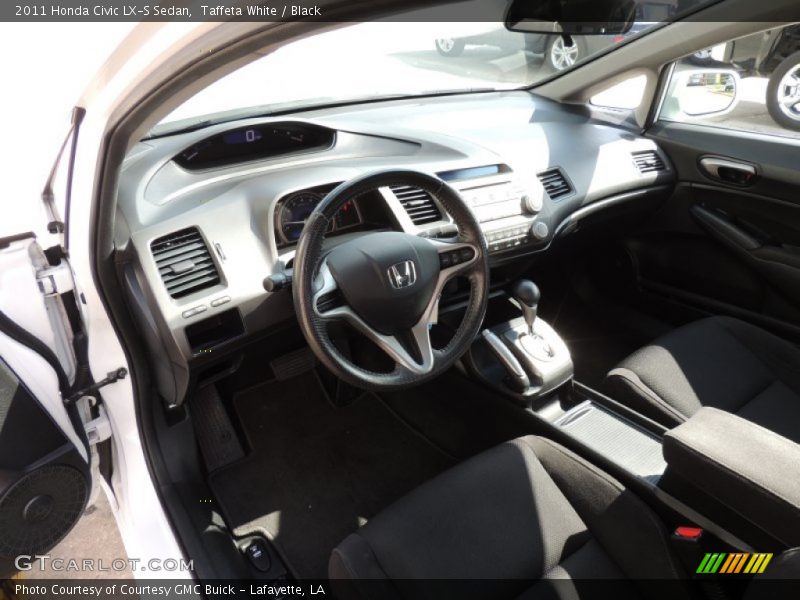 Taffeta White / Black 2011 Honda Civic LX-S Sedan