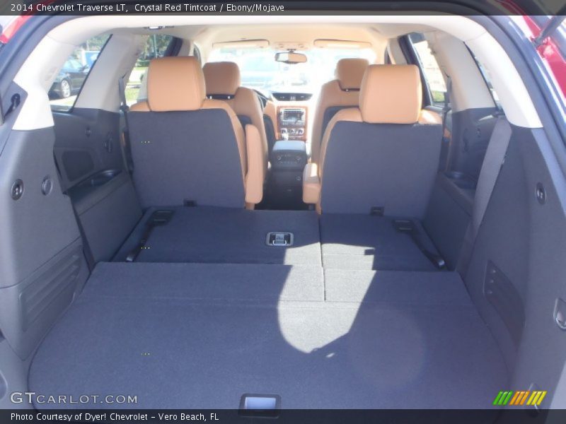 Crystal Red Tintcoat / Ebony/Mojave 2014 Chevrolet Traverse LT