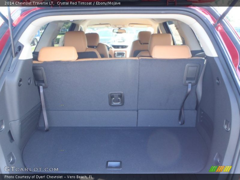 Crystal Red Tintcoat / Ebony/Mojave 2014 Chevrolet Traverse LT