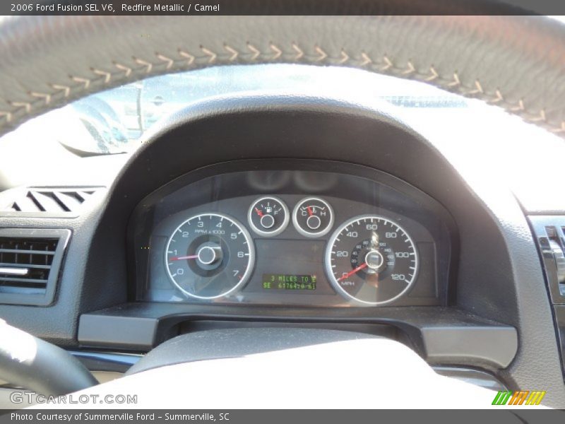 Redfire Metallic / Camel 2006 Ford Fusion SEL V6