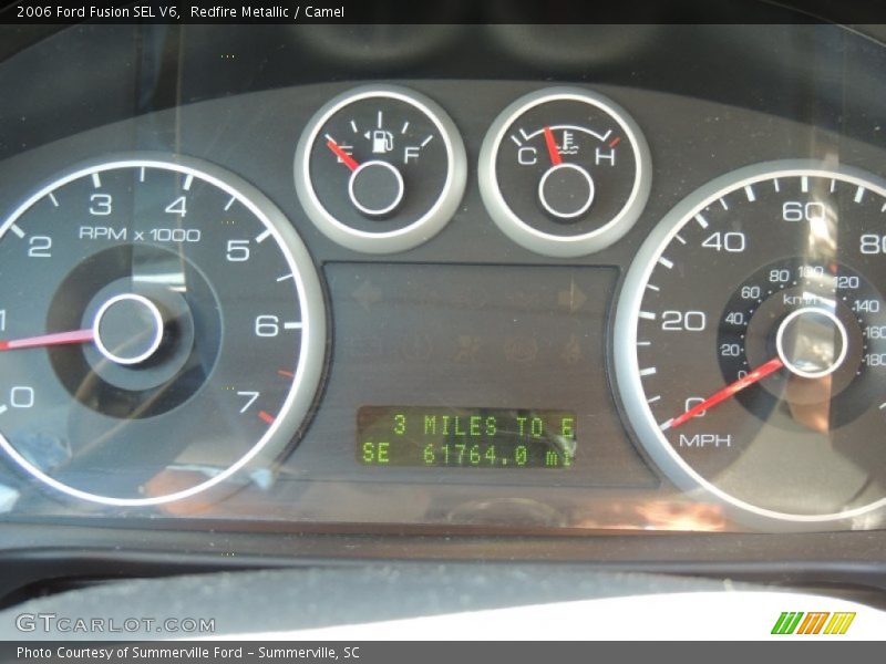 Redfire Metallic / Camel 2006 Ford Fusion SEL V6