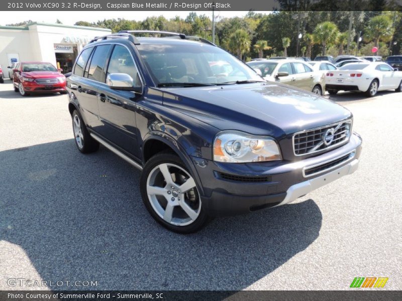 Caspian Blue Metallic / R-Design Off-Black 2012 Volvo XC90 3.2 R-Design