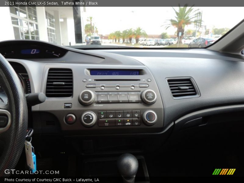 Taffeta White / Black 2011 Honda Civic LX-S Sedan