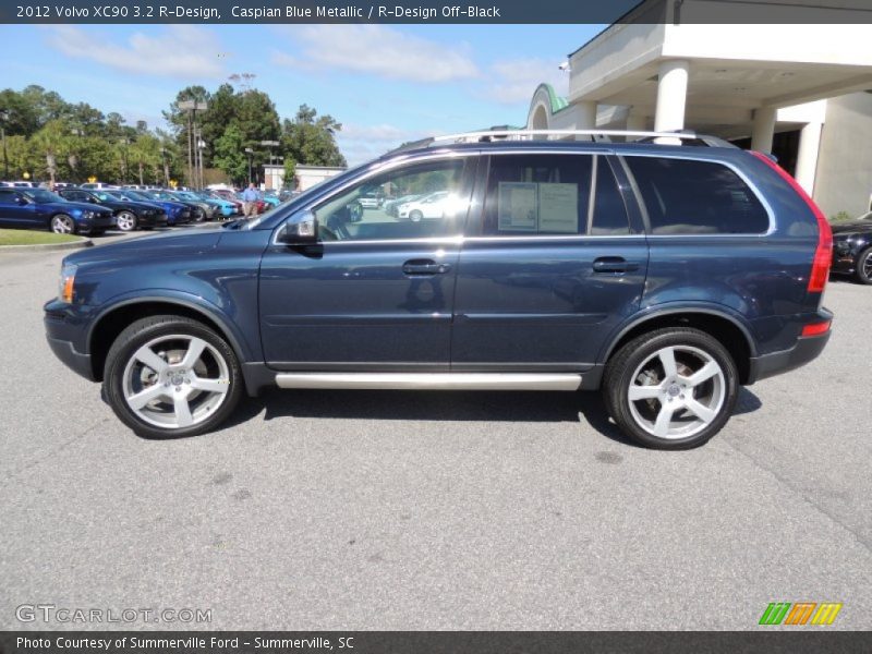 Caspian Blue Metallic / R-Design Off-Black 2012 Volvo XC90 3.2 R-Design