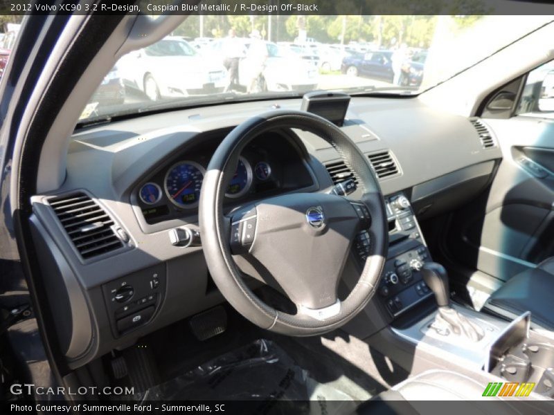 Caspian Blue Metallic / R-Design Off-Black 2012 Volvo XC90 3.2 R-Design