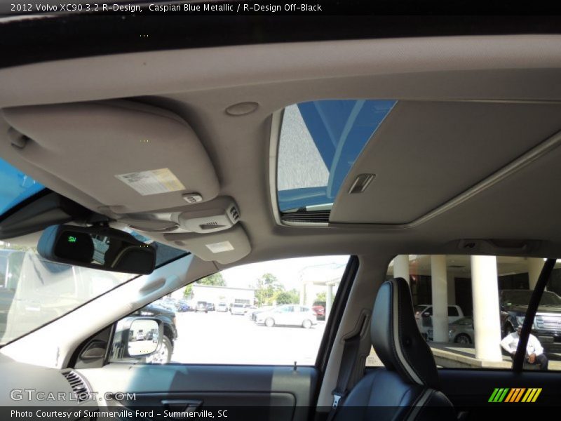 Caspian Blue Metallic / R-Design Off-Black 2012 Volvo XC90 3.2 R-Design