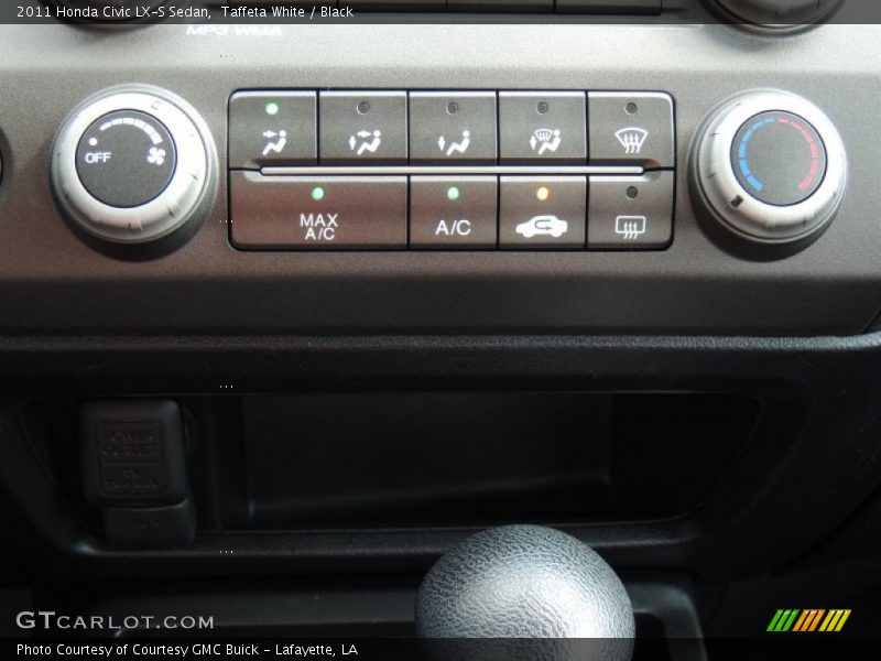 Taffeta White / Black 2011 Honda Civic LX-S Sedan