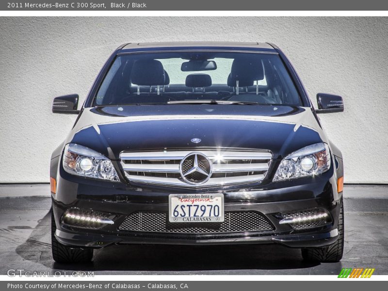 Black / Black 2011 Mercedes-Benz C 300 Sport