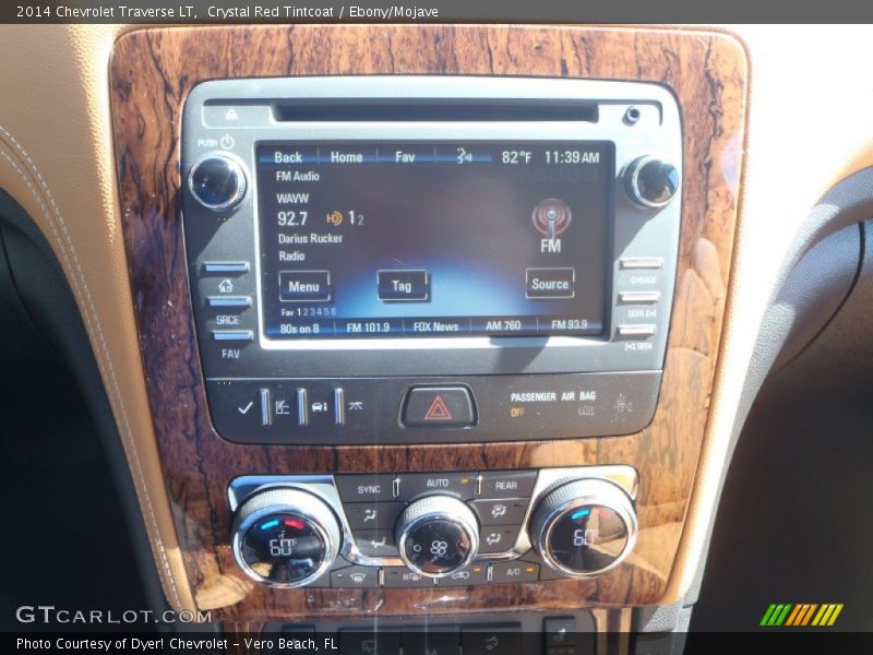 Crystal Red Tintcoat / Ebony/Mojave 2014 Chevrolet Traverse LT