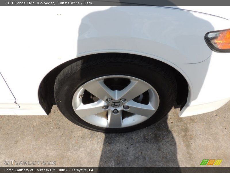 Taffeta White / Black 2011 Honda Civic LX-S Sedan