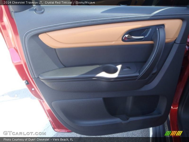 Crystal Red Tintcoat / Ebony/Mojave 2014 Chevrolet Traverse LT
