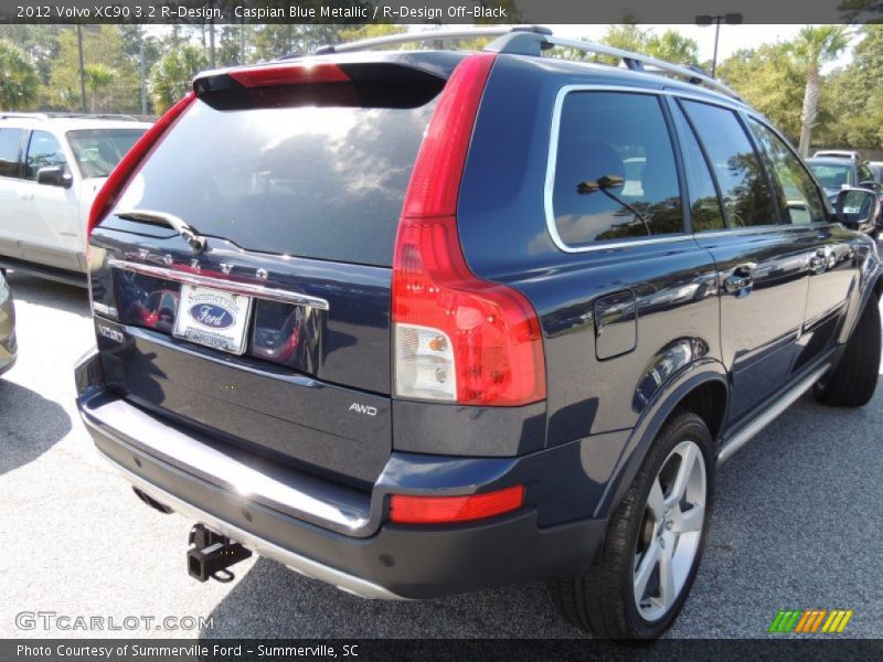 Caspian Blue Metallic / R-Design Off-Black 2012 Volvo XC90 3.2 R-Design