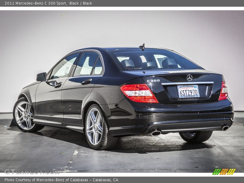 Black / Black 2011 Mercedes-Benz C 300 Sport