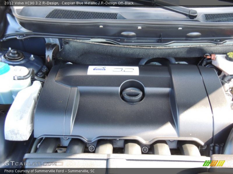 Caspian Blue Metallic / R-Design Off-Black 2012 Volvo XC90 3.2 R-Design