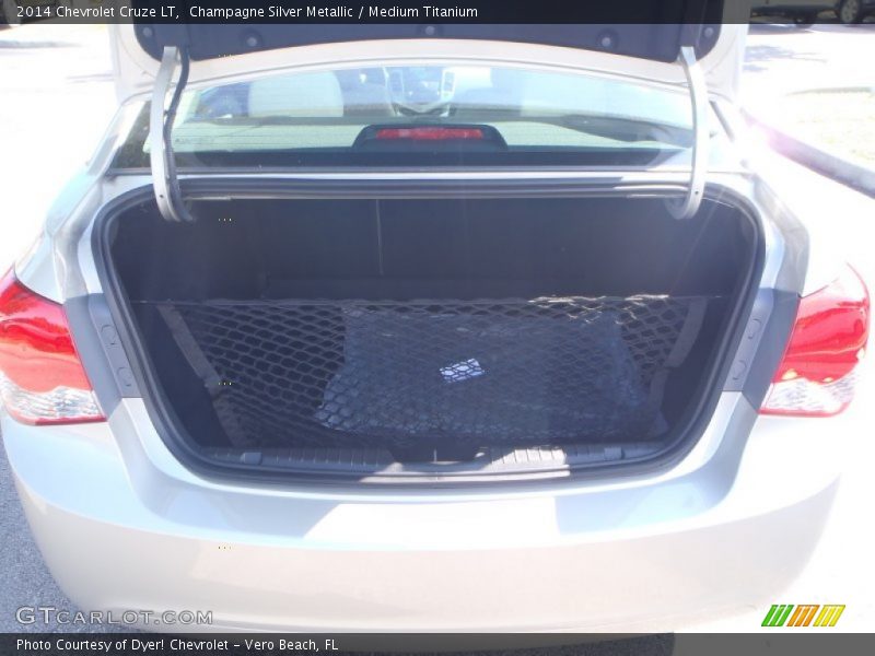 Champagne Silver Metallic / Medium Titanium 2014 Chevrolet Cruze LT