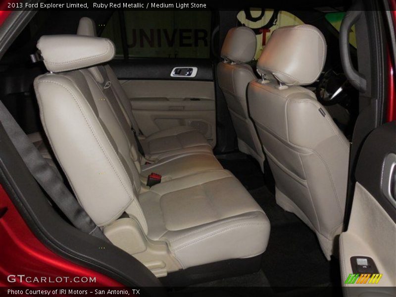 Ruby Red Metallic / Medium Light Stone 2013 Ford Explorer Limited