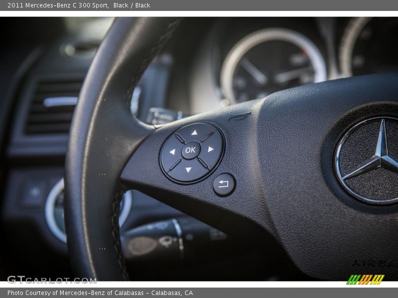 Black / Black 2011 Mercedes-Benz C 300 Sport