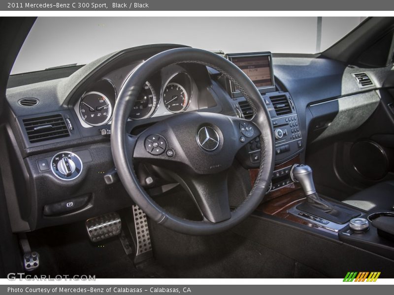 Black / Black 2011 Mercedes-Benz C 300 Sport