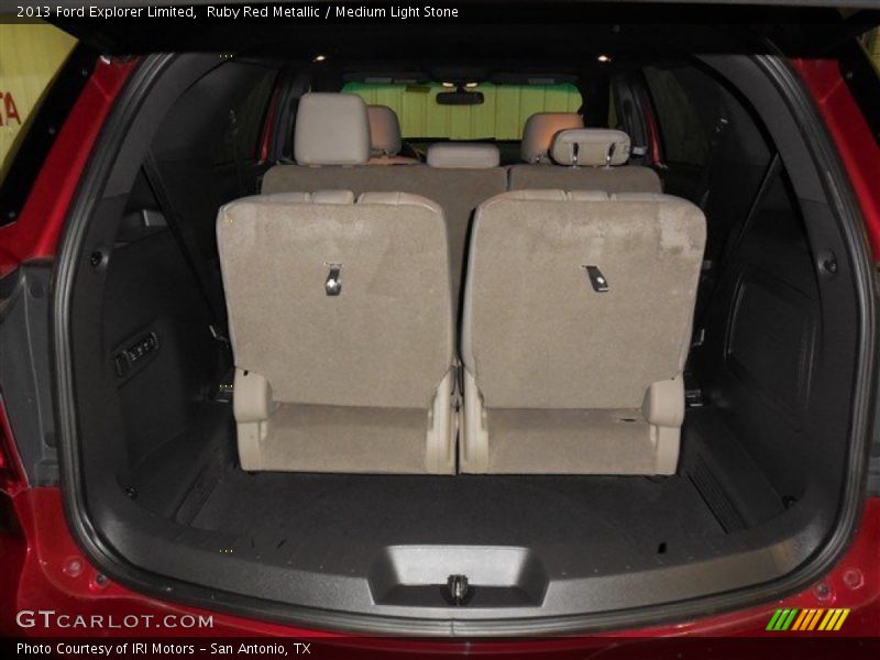 Ruby Red Metallic / Medium Light Stone 2013 Ford Explorer Limited