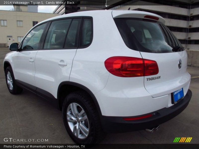 Candy White / Black 2014 Volkswagen Tiguan S