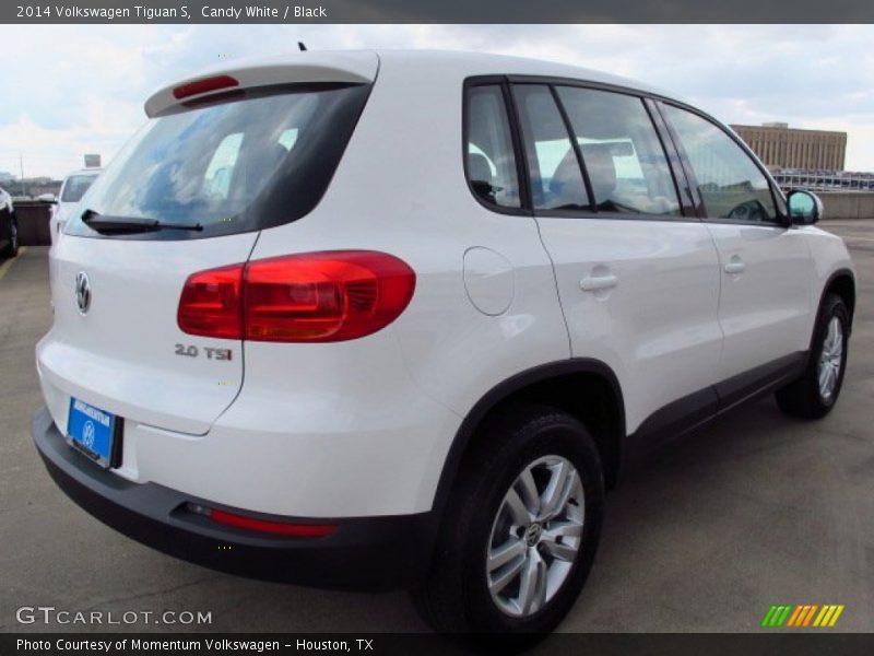 Candy White / Black 2014 Volkswagen Tiguan S