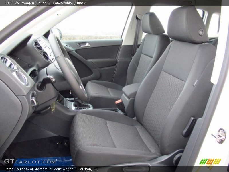 Candy White / Black 2014 Volkswagen Tiguan S