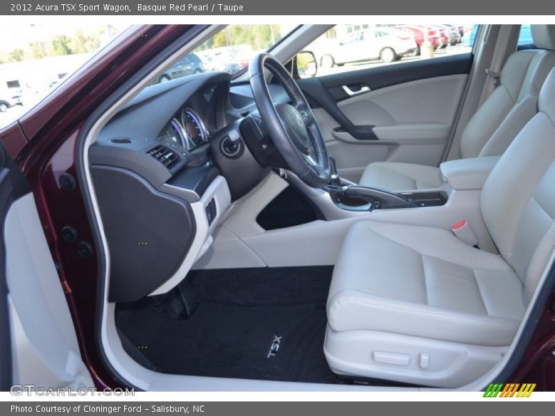 Basque Red Pearl / Taupe 2012 Acura TSX Sport Wagon