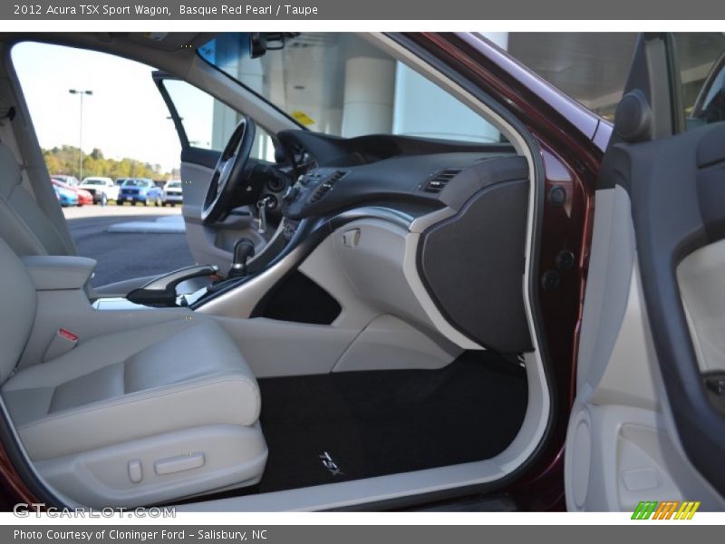 Basque Red Pearl / Taupe 2012 Acura TSX Sport Wagon