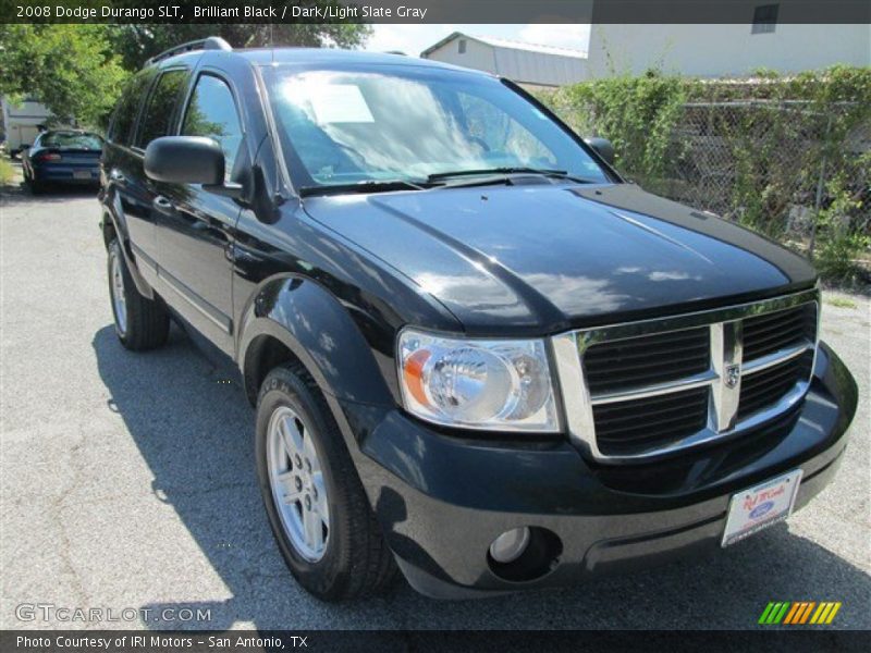 Brilliant Black / Dark/Light Slate Gray 2008 Dodge Durango SLT