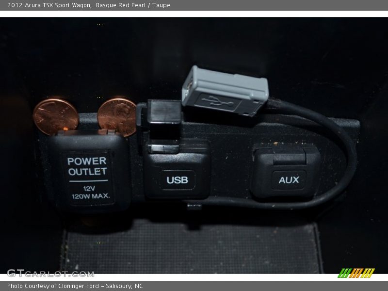 Basque Red Pearl / Taupe 2012 Acura TSX Sport Wagon