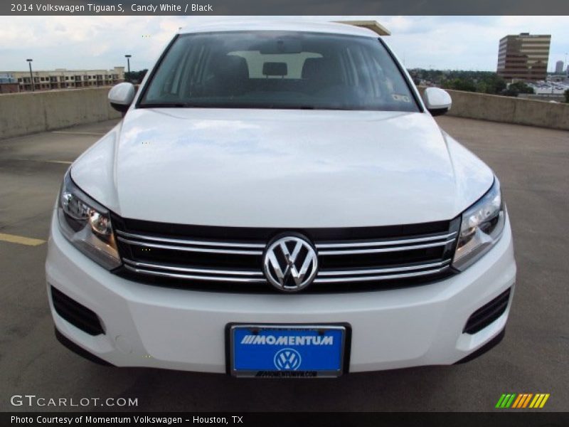 Candy White / Black 2014 Volkswagen Tiguan S