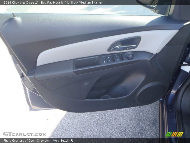 Blue Ray Metallic / Jet Black/Medium Titanium 2014 Chevrolet Cruze LS