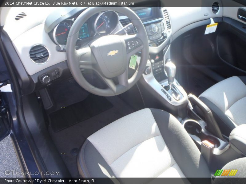 Blue Ray Metallic / Jet Black/Medium Titanium 2014 Chevrolet Cruze LS