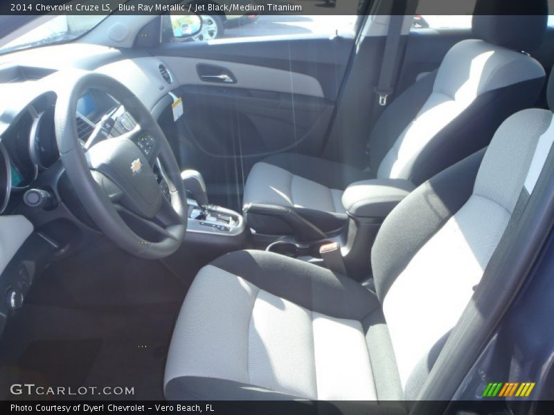 Blue Ray Metallic / Jet Black/Medium Titanium 2014 Chevrolet Cruze LS