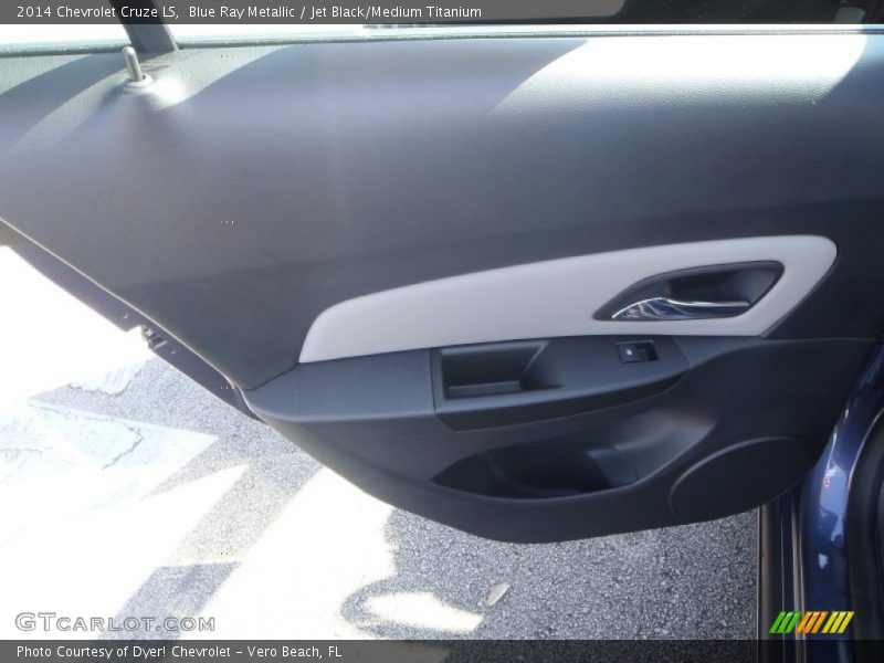 Blue Ray Metallic / Jet Black/Medium Titanium 2014 Chevrolet Cruze LS