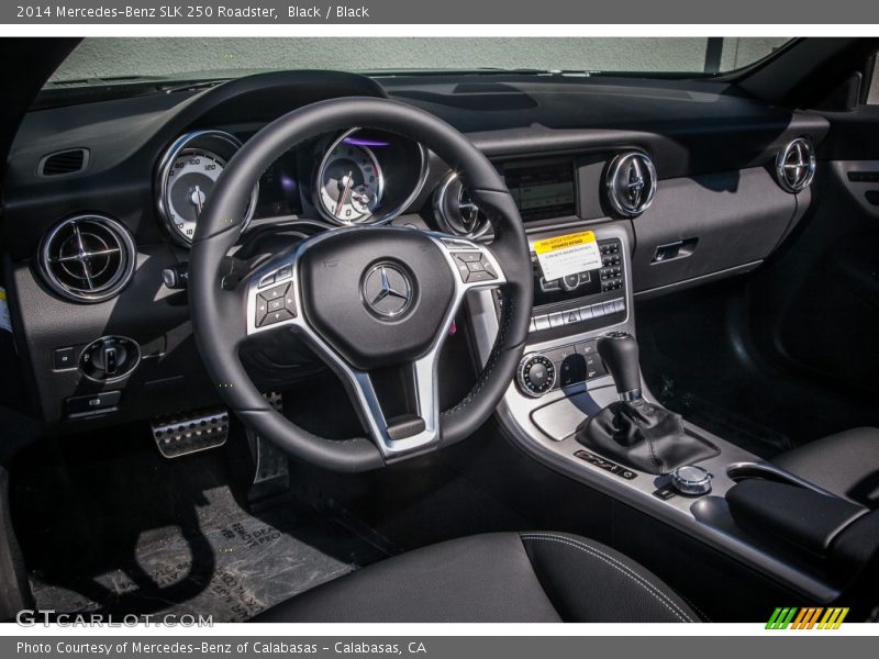 Black / Black 2014 Mercedes-Benz SLK 250 Roadster