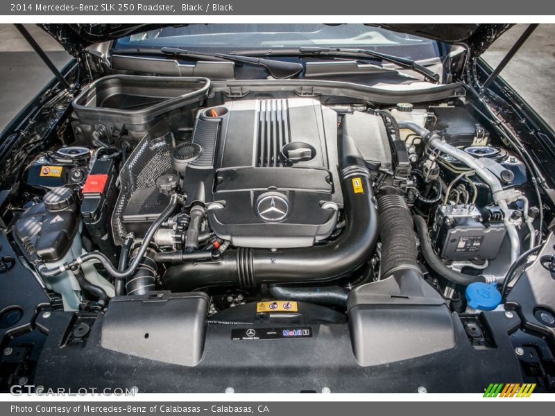 Black / Black 2014 Mercedes-Benz SLK 250 Roadster
