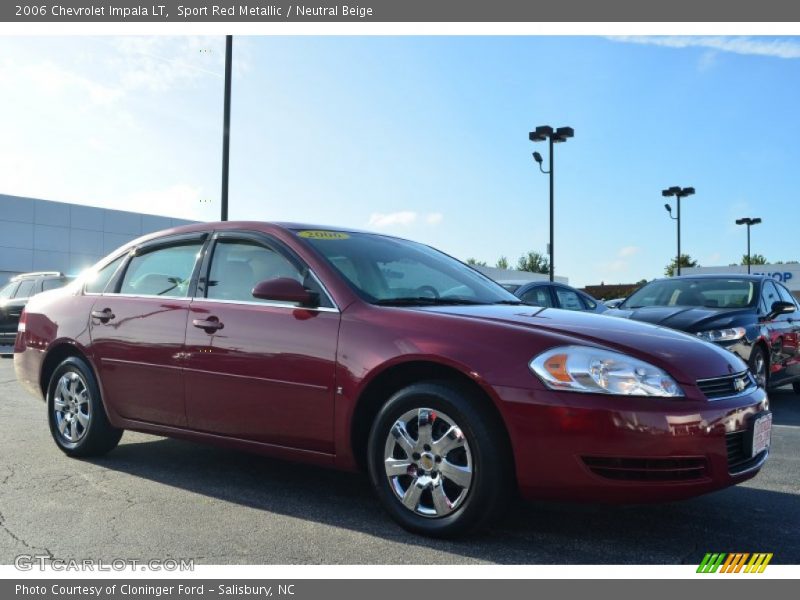 Sport Red Metallic / Neutral Beige 2006 Chevrolet Impala LT