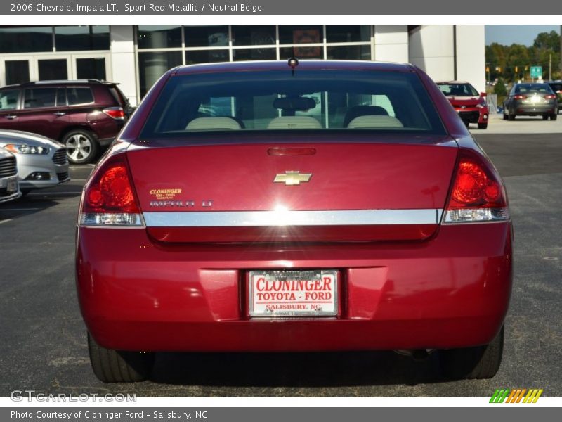Sport Red Metallic / Neutral Beige 2006 Chevrolet Impala LT