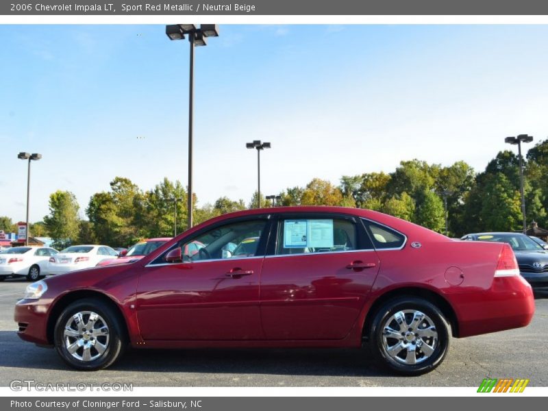 Sport Red Metallic / Neutral Beige 2006 Chevrolet Impala LT