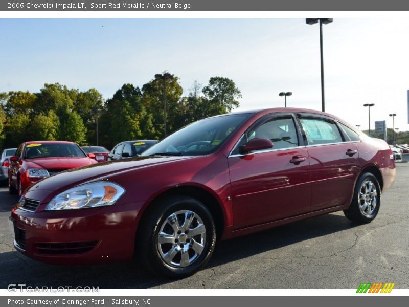 Sport Red Metallic / Neutral Beige 2006 Chevrolet Impala LT