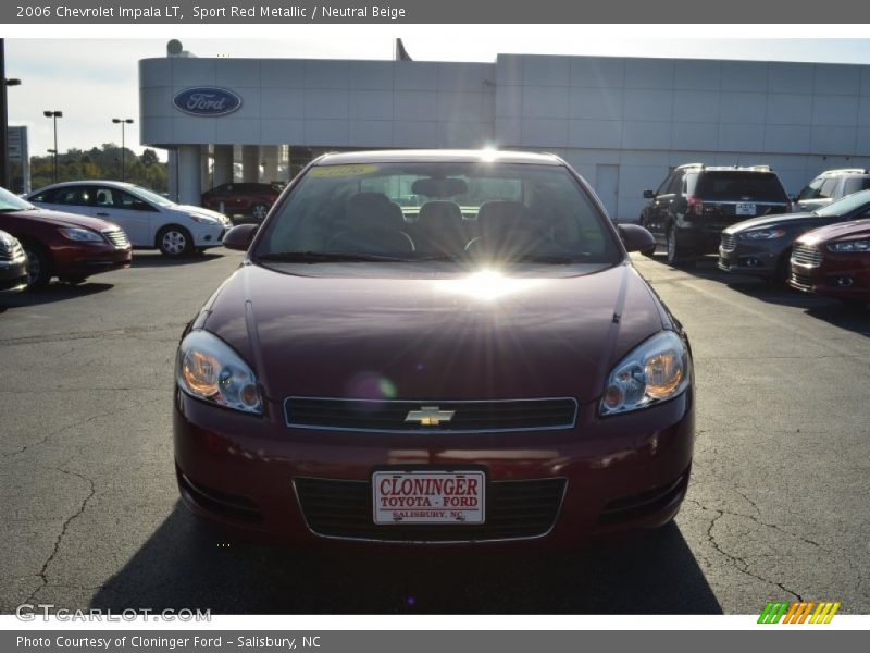 Sport Red Metallic / Neutral Beige 2006 Chevrolet Impala LT