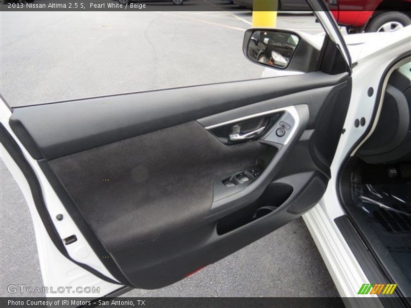 Pearl White / Beige 2013 Nissan Altima 2.5 S