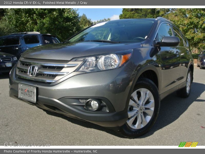 Polished Metal Metallic / Gray 2012 Honda CR-V EX-L